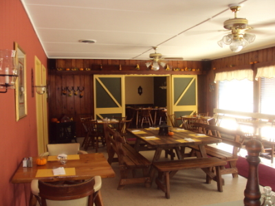 the main dining room